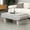 Gray, variant on YWEN 40 Inch Beige Carved Lift Top Coffee Table with Hidden Storage Compartment, Modern Minimalist Rectangular Coffee Table with Large Storage Space for Living Room