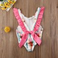 thumbnail image 3 of Fortune 0-4Y Kids Girl Ice Cream Swimwear Stripe Swimsuit Summer Bathing Suit, 3 of 9