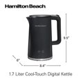 thumbnail image 2 of Hamilton Beach Digital Temperature Control Electric Tea Kettle, Hot Water Boiler & Heater 1.7L, 5 Preset Modes + Keep Warm, Fast Boil 1500 Watts, BPA, 2 of 8