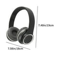 thumbnail image 6 of YZEGDCH ,Wireless Bluetooth Over-Ear Headphones Noise Cancelling On-Ear Headphones with Microphone Headphones with Deep Bass for Cellphone Travel Office Home, 6 of 6