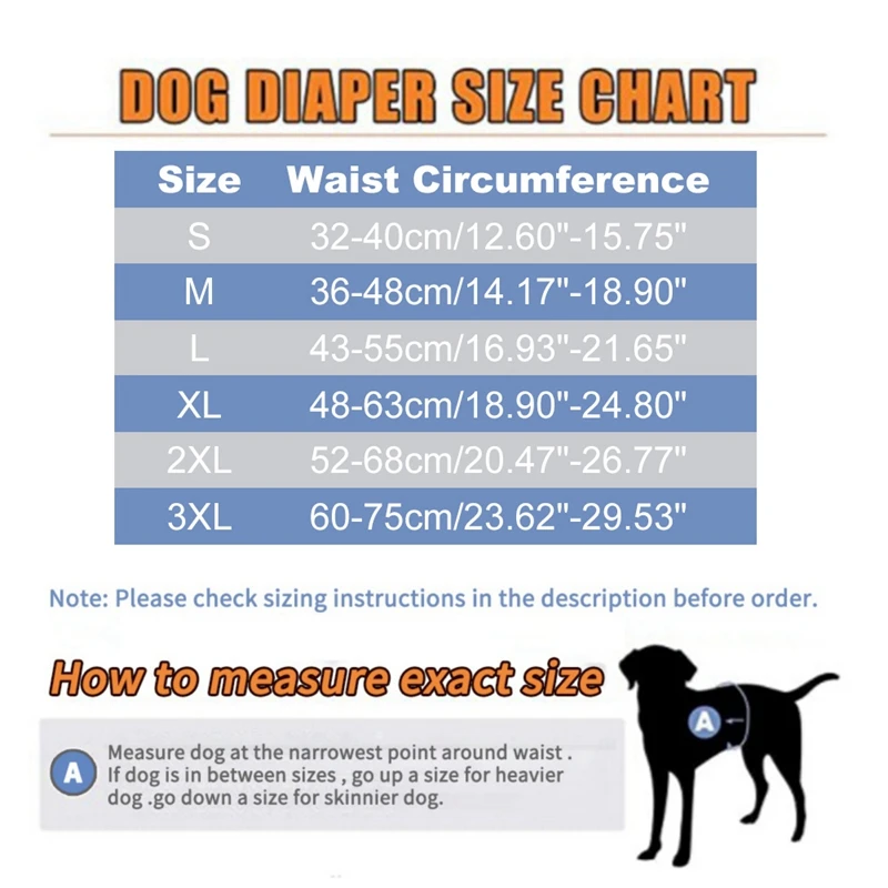 3pcs High-quality dog maternity diapers - washable and reusable sanitary pants for female dogs