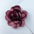 thumbnail image 4 of SmartBy Formal Occasion Corsage French Style Big Rose Satin Fabric Bride Groom Wedding Brooch Prom Party Banquet Dress Suit Coat Brooch Clothes DIY Applique Patch, 4 of 7