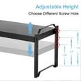 thumbnail image 3 of 2 Pack Expandable Cabinet Countertop Shelves, Stackable Shelves Organizers For Kitchen Cabinet Countertop Storage, Adjustable Counter Cupboard Pantry Organizer Shelf Rack Stand, Length:20.5", 3 of 16