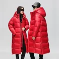 thumbnail image 3 of Ropa de diseñador para hombre, chaqueta larga con capucha de lujo para hombre, abrigos masculinos con relleno de ganso para invierno, chaqueta acolchada, abrigo informal para el frío, 3 of 5