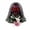 Red, variant on Moving Halloween Skull Head Prop With Glowing Red Eyes Creepy Long Haired Hanging Skeleton Decoration For Indoor Outdoor Spooky Party Decor 1 Pack