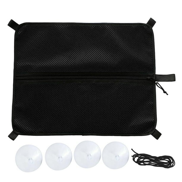 Bolsa para tabla de paddleboard con 4 ventosas de PVC y cuerda Negro