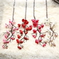 thumbnail image 2 of Flores Artificiales Flor de Ciruelo Flor de Simulación para Bricolaje Jardín Primavera Hogar Habitación Boda Fiesta Decoración ANGGREK Otros, 2 of 2