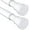 White-2P, variant on 4 Pack White Tension Curtain Rod for Windows 28 to 48 inch Adjustable Expandable Pressure Spring Curtain Rod No Drilling Curtain Rod for Bedroom Doorway Closet Door