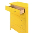 thumbnail image 3 of Hammond Yellow 5 Drawer Chest of Drawers (32 in L. X 18 in W. X 48 in H.), 3 of 3