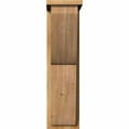 thumbnail image 2 of 8"W x 14"D x 30"H Crestline Rough Sawn Corbel w/Backplate, Western Red Cedar, 2 of 9