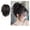 Black, variant on Light Waterfall Half Ponytail Hair Wigs for Women - Elegant High Pony Braid Style for Effortless Glam
