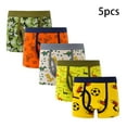 thumbnail image 2 of WOLLED 5Pcs Boys Underwear for Toddler Briefs, 2-12Y Kids Four Corners Shorts Boxer Toddler Solid Color Comfort Flex Fashion Boxer Briefs,, 2 of 11