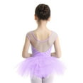 thumbnail image 4 of DPOIS Kids Girls One Piece Sleeveless U Shaped Back Ballet Tutu Dress, 4 of 6