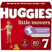 Huggies 105343900 Little Movers Baby Diapers Size 7 42 Ct
