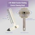 thumbnail image 4 of 2025Upgrade Multi-Function 360° Rotating Grout Cleaning Brush, No Dead Corners (2 Pcs, White), 4 of 7