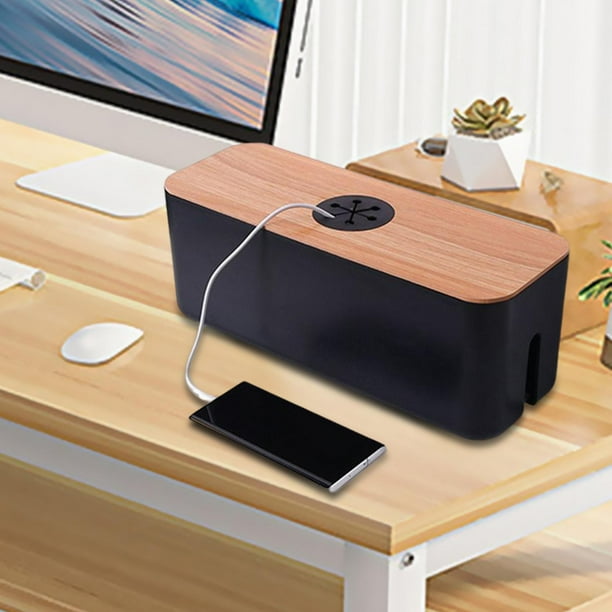 Caja de Gestión de Cables, Caja de Cables de Extensión, Tira de Alimentación, Protector Contra Sobretensiones, de , Macarena Ocultador de gestión de cables
