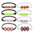 thumbnail image 2 of FaLX Unisex Rugby Braided Sports Bracelet with Adjustable Ball Shape - Fashionable Jewelry, 2 of 8