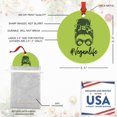 thumbnail image 4 of Funny Vegan Ornament #Veganlife Metal Christmas Tree Decoration, Perfect Gag Gift for Vegans, 4 of 4