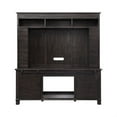 thumbnail image 2 of Entertainment Center with 11 Compartments and LED Fireplace, Brown, 2 of 5