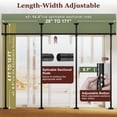 thumbnail image 2 of Divisor de ambientes Goovilla ajustable de 1,2 a 3,9 m de ancho y 1,2 a 3 m de alto, 2 of 9