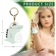 thumbnail image 2 of Leather Keychain Case Holder Compatible with Apple AirTag, GPS Airtag Keychain Finder Tracker with Key Ring, Anti-Scratch Protective Air Tag Cover, 2 of 6
