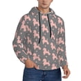 thumbnail image 2 of Sikiie Poodle Dog Men's Hoodie, Essentials Hoodie, Sweatshirt, Pullover Hooded Sweatshirt for Men-3X-Large, 2 of 7
