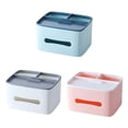 thumbnail image 3 of Multifunctional Storage Box Tissue Dispenser Box Cover Holder Napkin Organizer for Bathroom Kitchen and Office Room, 3 of 9