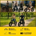 thumbnail image 2 of Bicicleta Electrica Montaña Centurfit Pedal Asistido 7 Vel Negra, 2 of 9