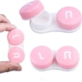 thumbnail image 3 of cauyuan Contact Lens Case Portable Travel Box with Mirror Tweezers Remover Tool Solution Bottle, 3 of 7