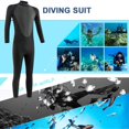 thumbnail image 1 of Traje De Baño Traje completo Traje de neopreno Cálido Natación Surf Snorkel Traje de buceo (L), 1 of 8