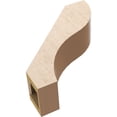 thumbnail image 6 of Ekena Millwork 5"W x 16"D x 16"H Geneva Rough Cedar Woodgrain TimberThane Knee Brace, Primed, 6 of 6