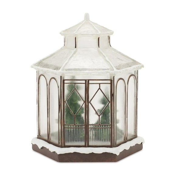 Melrose 86108 LED Gazebo Figurine, 9-inch Height, Resin