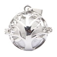 thumbnail image 2 of of Life Cage Locket Essential Beads Cage Pendant Pendant with Gemstone Bead Included White, 2 of 8