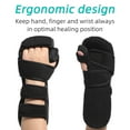 thumbnail image 3 of Stroke Resting Hand Splint - Night Immobilizer Wrist Finger Brace for Flexion Contractures Functional 5 Finger Stabilizer Wrap - for Muscle Atrophy Rehab, Arthritis Tendonitis Carpal Tunnel Pain(Left), 3 of 9