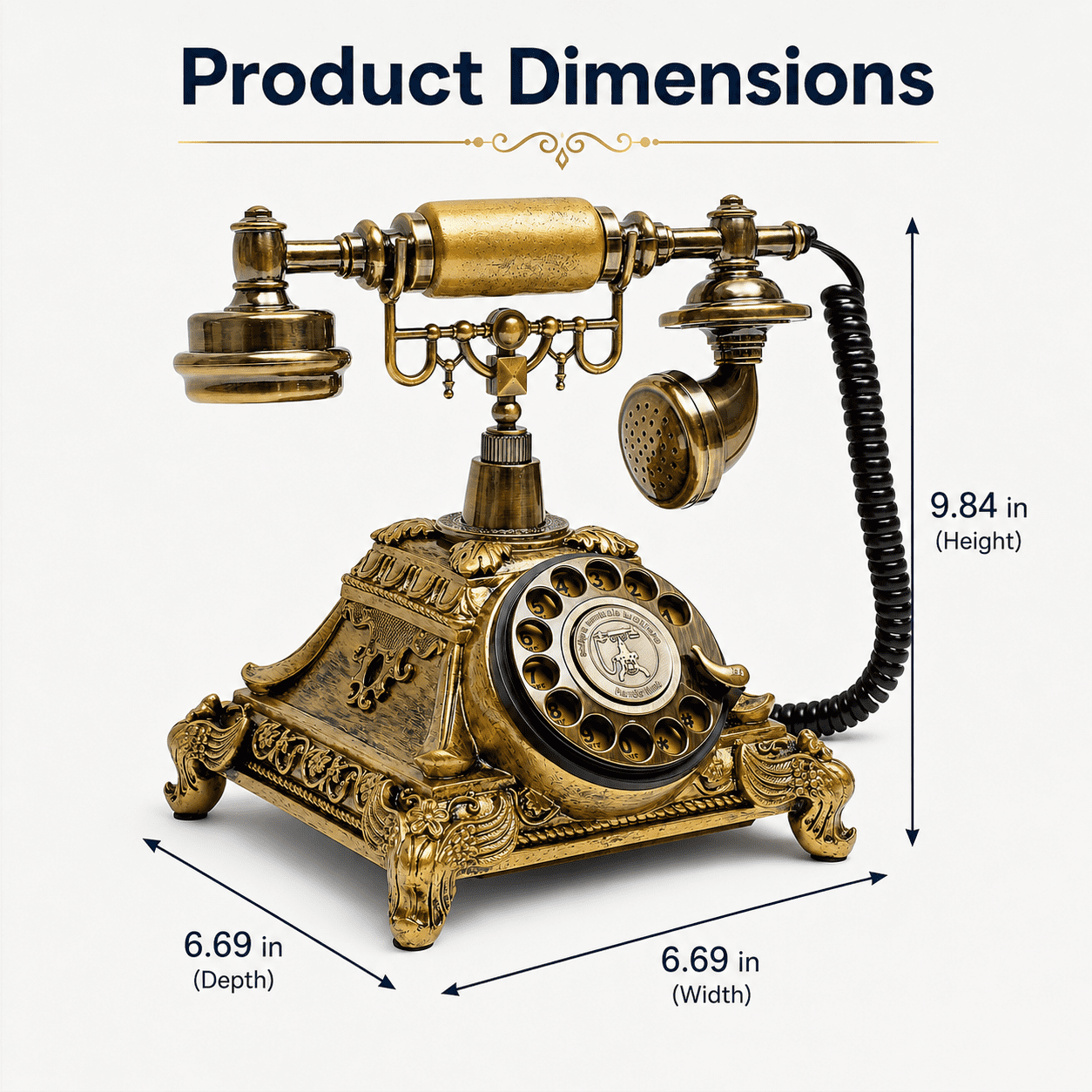 RDYMONKEY Retro Audio Guest Book Phone - Record Voice Messages for Wedding, Birthday & Special Events, Vintage Keepsake Gift with 8GB Storage, 120H Recording