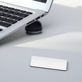 thumbnail image 1 of AURARMLET 3Pcs White DIY Name Tags with Pins Printable Wear Resistant Badges for Worker Identification, 1 of 8