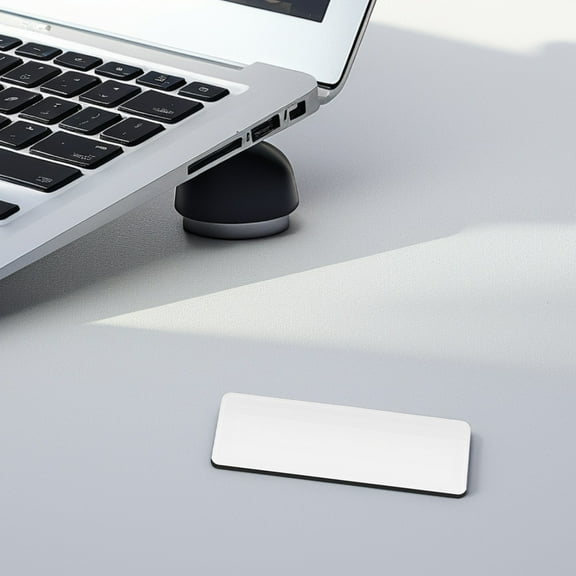 FESTFENDS Badge Holder Blank Name Tags White Plastic 3Pcs For Clients At Exhibitions