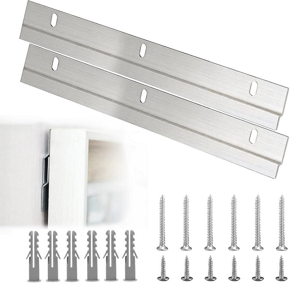 2Pcs Z-Clamps For Hanging Frame Hooks Hanging Rail For Pictures Artwork Frame