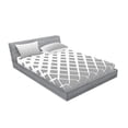 thumbnail image 2 of Ambesonne Geometric Fitted Sheet & Pillow Sham Set, Black White Squares, Queen, Black and White, 2 of 2