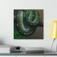 thumbnail image 3 of Green Tree Python Beauty - Canvas, 3 of 10