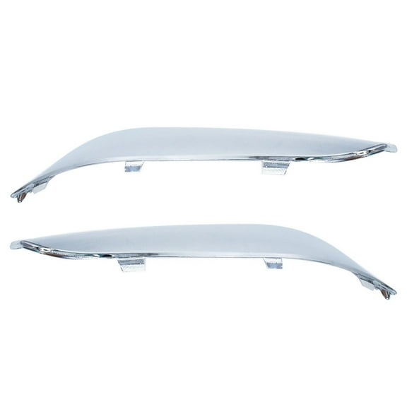 Front Left Right Bumper Molding Chrome Trim Set Replacement for 2011 2012 2013 2014 300 Sedan 4-Door 3.6L 5.7L CH1046103 CH1047103 68127941AB 68127940AB