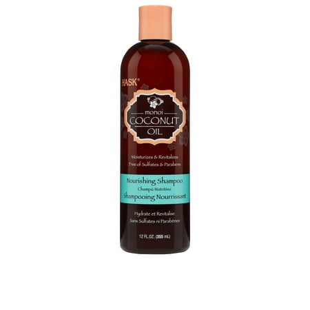 - HASK Monoi Coconut Oil Nourishing Shampoo, 12 Oz