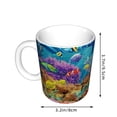 thumbnail image 2 of Yiaed Sea World Print Ceramics Coffee,Large Handle Design,Extra Large Tea and Coffee Cup for Office and Home Mugs, 2 of 6