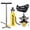 Yellow yellow standard configuration, variant on DCCMS Mini Scuba Tank with Full Face Diving Goggle 180 ° Wide View 1L Portable Diving Oxygen Tank Underwater Breathing System with Camera Mount for Underwater Exploration (Yellow)