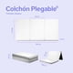 thumbnail image 3 of Colchón Individual ColorDreams Colchoneta Plegable Con Maleta 100 cm Blanco, 3 of 9
