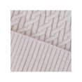 thumbnail image 3 of CTM  Solid Braided Knit Winter Beanie Hat (Women), 3 of 4