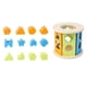 thumbnail image 4 of Bloques de construcción de juguete clasificador de forma de madera Montessori para regalo de cumpleaños para pequeños Forma de geometría Hugo juego de clasificación de formas de color, 4 of 10