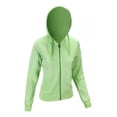 thumbnail image 2 of Sudadera Con Cierre Gorro Slim Fit Suave De Mujer, 2 of 4