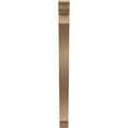 thumbnail image 2 of Ekena Millwork 3 1/2"W x 32"D x 44"H Funston Traditional Rough Cedar Woodgrain TimberThane Bracket, Primed Tan, 2 of 6