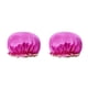 thumbnail image 2 of Sonducket Gorro de dormir para mujer, gorros para el pelo de ducha, funda para cabeza de niña a prueba de polvo, rosa roja Rosa roja 2Conjunto, 2 of 6